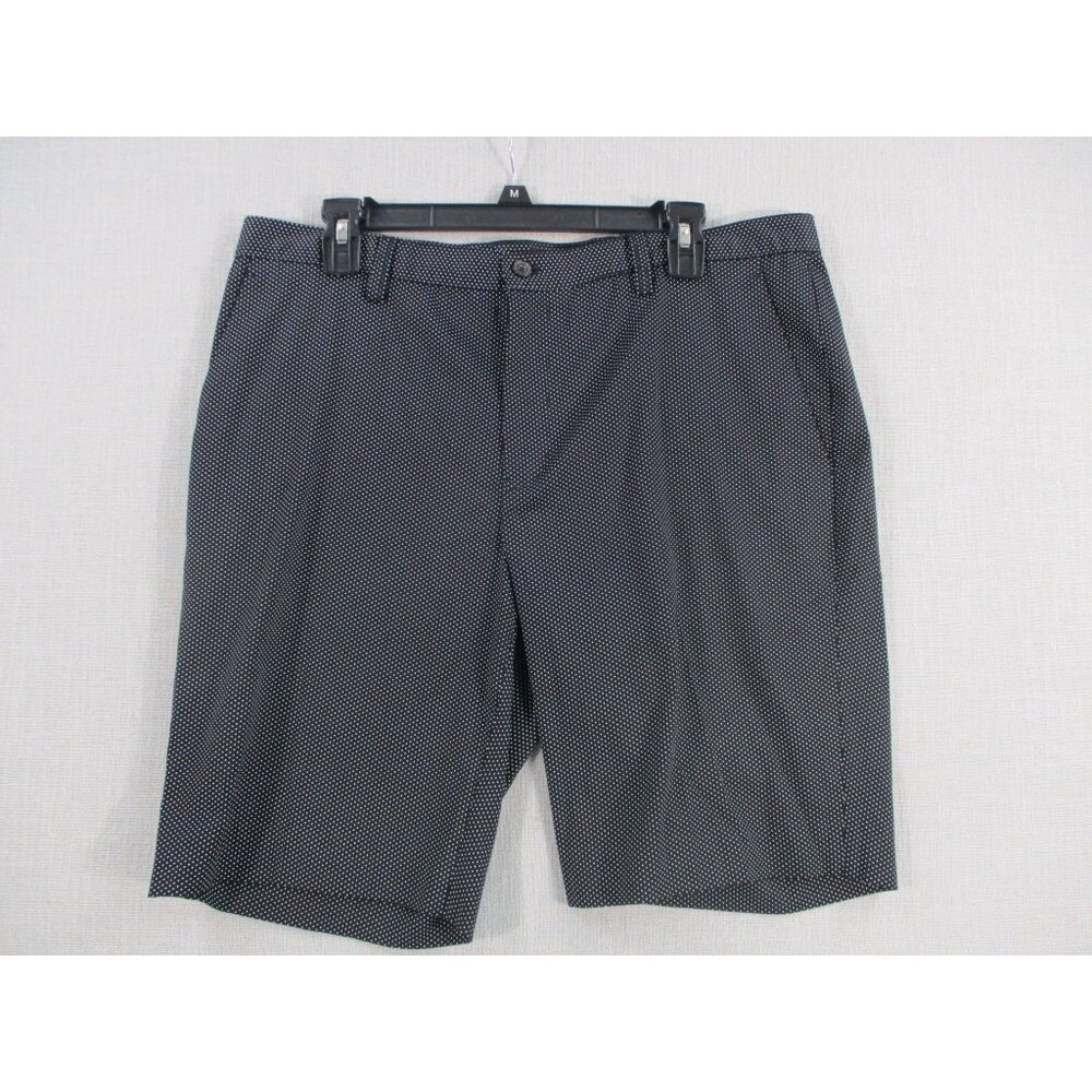 Michael‎ Kors Mens Black Polka Dot Flat Front Shorts Size 34